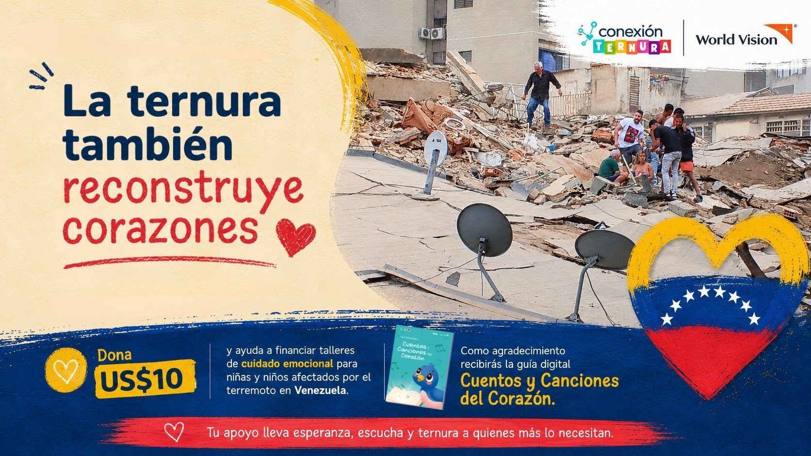 Donación con Causa emergencia Venezuela