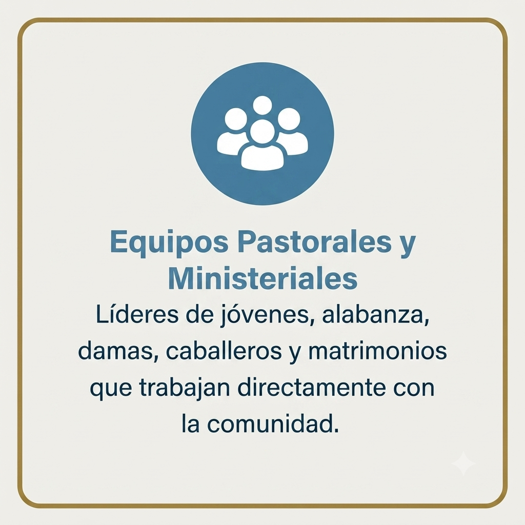 Equipos pastorales y ministeriales